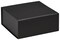 Pack/3: Black Magnetic Closure Gift Box - 5-5/8 x 5-5/8 x 2-1/2"